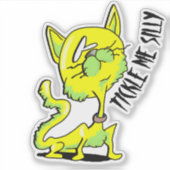 KIJK ME GEKKE CAT1 STICKER (Voorkant)