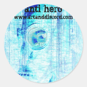 Kijk me in de oogsticker ronde sticker