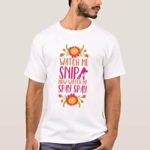 Kijk Me Knip Diergeneeskunde Dierenarts Veterinair T-shirt