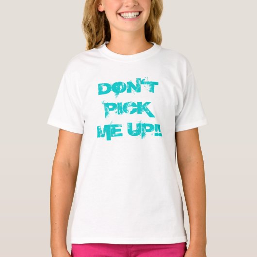 KIJK ME NIET OP! T-SHIRT (Voorkant)