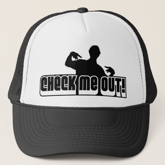 Kijk me uit trucker pet (Voorkant)