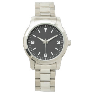 Kijk met Explorer-type wijzerplaat Horloge