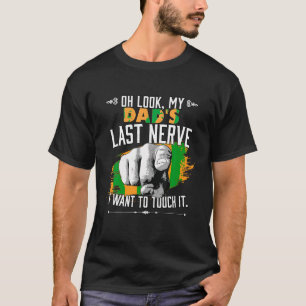 Kijk mijn vader's laatste zenuw Grappige Kinder va T-shirt