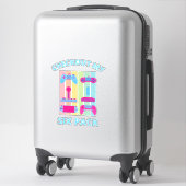 KIJK MIJN ZES PACK-gamer UIT Sticker (Koffer)