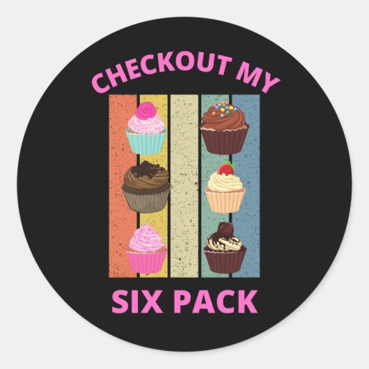KIJK MIJN ZES PAGINA'S UIT RONDE STICKER (Voorkant)