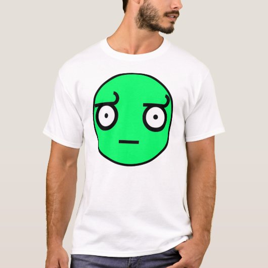 Kijk naar ಠ_ಠ internetthema t-shirt (Voorkant)