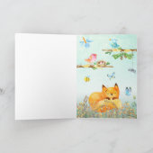 Kijk naar al de vos die ik geef | Funny Pun Kaart (Binnen)