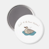 Kijk naar al die kippen! magneet (Voorkant / Achterkant)