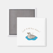 Kijk naar al die kippen! magneet (Voorkant / Achterkant)