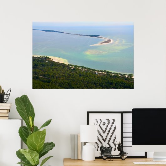 Kijk naar Alligator Point in Florida Poster (Thuiskantoor)