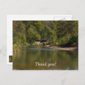 Kijk naar beneden Bryant Creek Briefkaart (Voorkant / Achterkant)