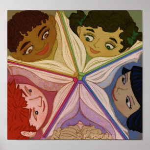 Kijk naar boeken poster