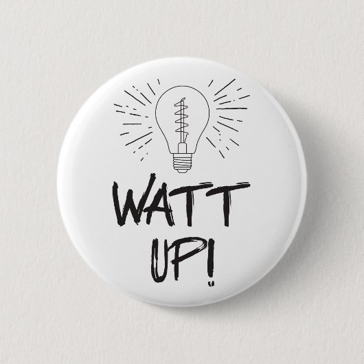 Kijk naar boven! Science Humor Ronde Button 5,7 Cm (Voorkant)
