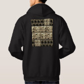 Kijk naar Crow Worc Hoodie (Achterkant)