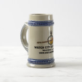 Kijk naar de 10de Jubileum Mok van Beer! (Voorkant links)