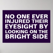 Kijk naar de heldere kant poster (Voorkant)