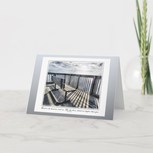 Kijk naar de hemelen en zie de Schrift Kaart (Voorkant)