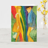 Kijk naar de Rainbow Saint Patrick's Day Groet Kaart (Gele Bloem)