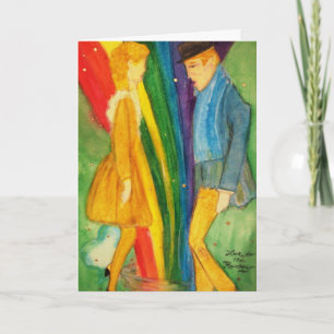 Kijk naar de Rainbow Saint Patrick's Day Groet Kaart