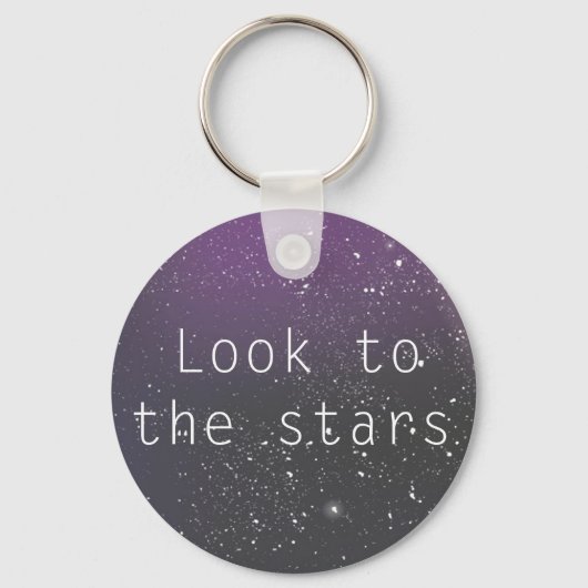Kijk naar de sleutelhanger sterren (Voorkant)