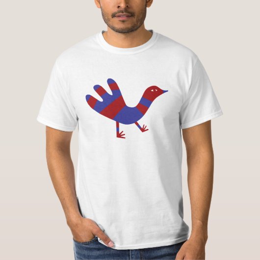 Kijk naar de vogel t-shirt (Voorkant)