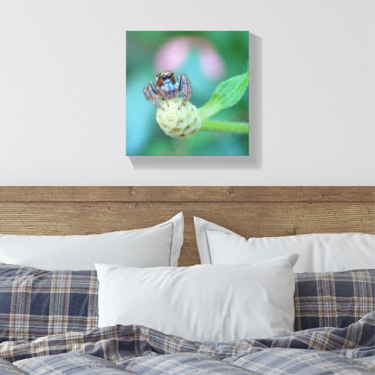 Kijk naar die ogen! canvas afdruk (Insitu (Slaapkamer))