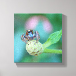 Kijk naar die ogen! canvas afdruk