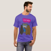 Kijk naar een Beer van het Menu Funny Camping T-shirt (Voorkant volledig)