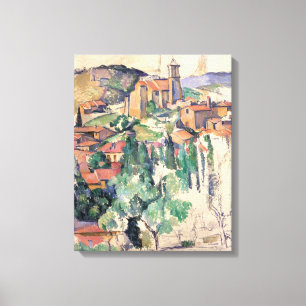 Kijk naar Gardanne - Paul Cezanne - c1885 Canvas Afdruk