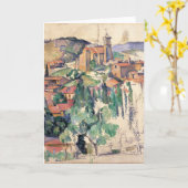 Kijk naar Gardanne - Paul Cezanne - c1885 Kaart (Gele Bloem)