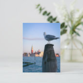 Kijk naar gondalas in Venetië Briefkaart (Staand voorkant)