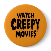 Kijk naar griezelige films Grappige Halloween