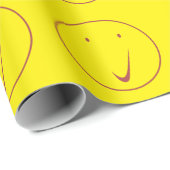 Kijk naar het gezicht - Tick/Black. Cadeaupapier (Rol Hoek)