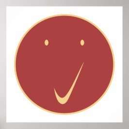 Kijk naar het gezicht - Tick, Cr/Red. Poster