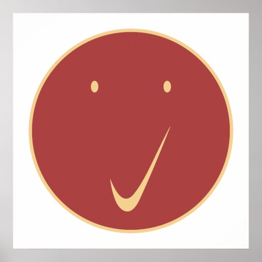 Kijk naar het gezicht - Tick, Cr/Red. Poster (Voorkant)