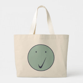 Kijk naar het gezicht - Tick, Dark/Blue01. Grote Tote Bag