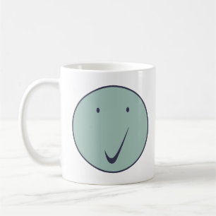Kijk naar het gezicht - Tick, Dark/Blue01. Koffiemok