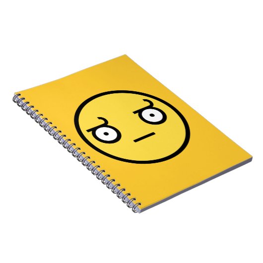 Kijk naar het gezicht van de afkeuring notitieboek (Rechterzijde)