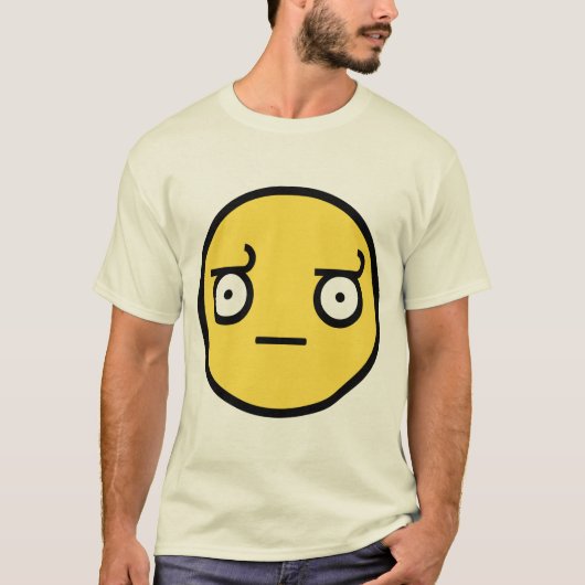 Kijk naar het gezicht van de afkeuring t-shirt (Voorkant)