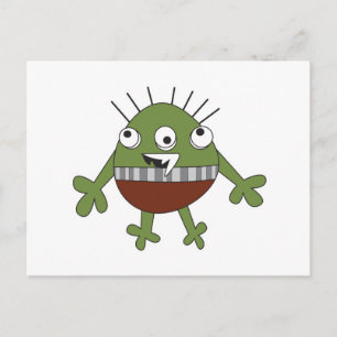 kijk naar het groene monster briefkaart