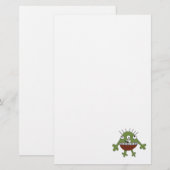 kijk naar het groene monster briefpapier (Voorkant / Achterkant)