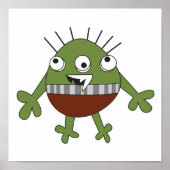 kijk naar het groene monster poster (Voorkant)