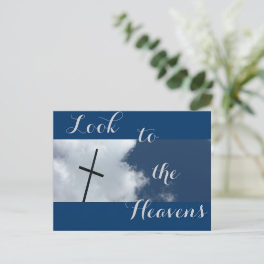 Kijk naar het Heavens Briefkaart (Staand voorkant)