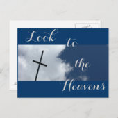 Kijk naar het Heavens Briefkaart (Voorkant / Achterkant)