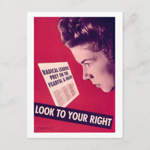 Kijk naar het juiste Briefkaart