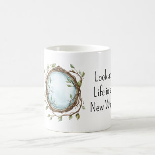 Kijk naar het leven op een nieuwe manier Natuur Ve Koffiemok