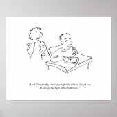 Kijk naar het Poster van Dostoevsky (Voorkant)