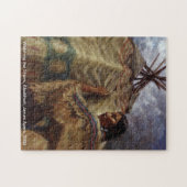 Kijk naar het Storm, inheemse Amerikaanse puzzel (Horizontaal)