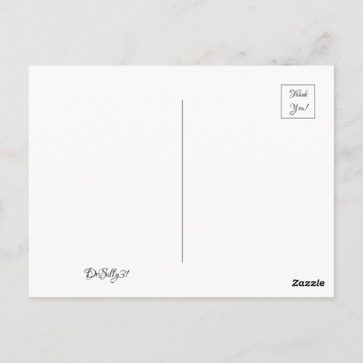 Kijk naar je! briefkaart (Achterkant)