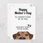 Kijk naar je grappige Moederdag Briefkaart van de  (Voorkant / Achterkant)
